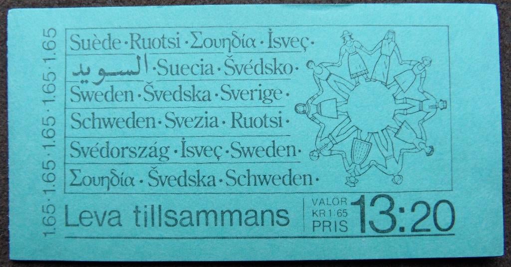 Postzegelboekje Zweden – Samenleven, Ophalen of Verzenden, Zweden, Postfris