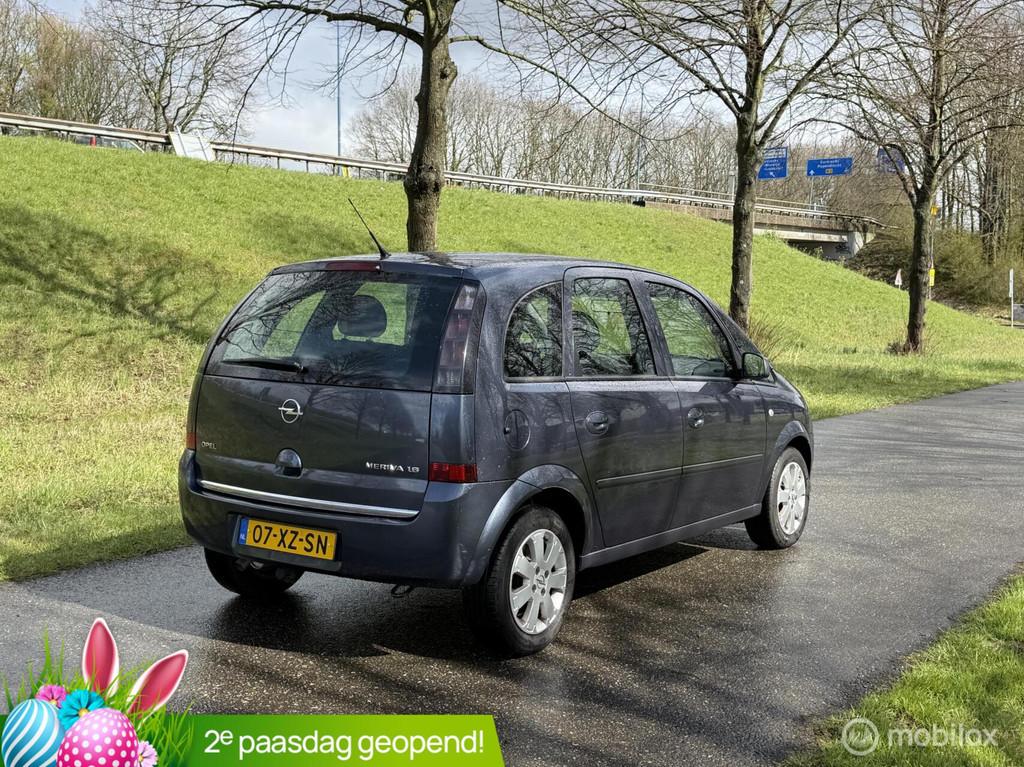 Opel Meriva 1.6-16V Temptation*DISTRIBUTIE VERV.*APK 01/27, Voorwielaandrijving, Gebruikt, Zwart, 4 cilinders