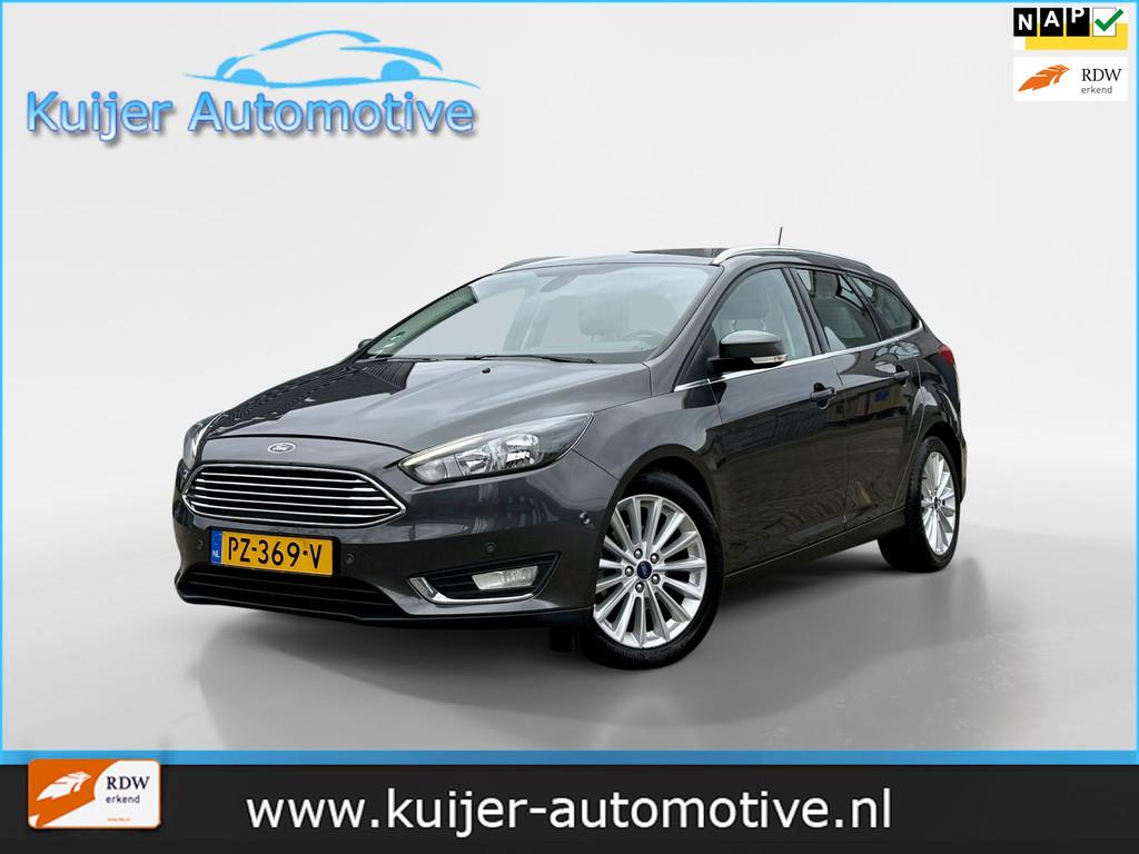 Ford Focus Wagon 1.5 TDCI Titanium Automaat, Stof, Gebruikt, 4 cilinders, Bluetooth