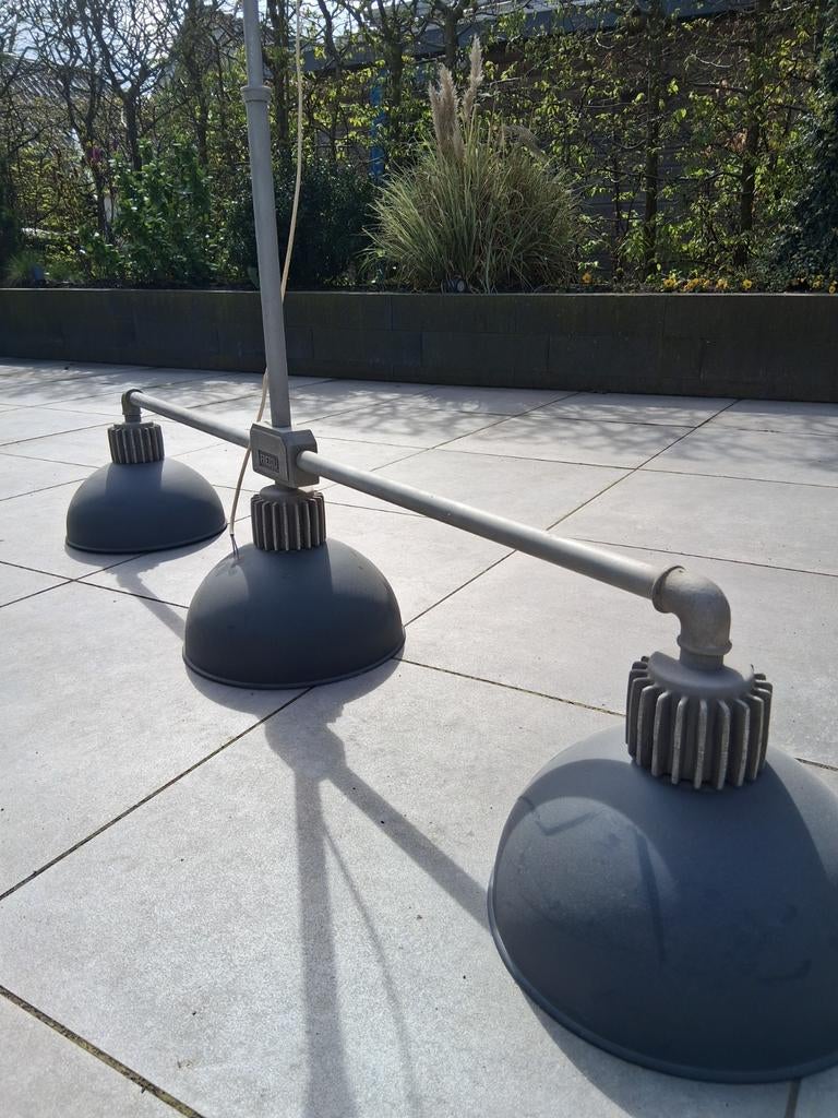 Frezoli hanglamp met drie kappen, Ophalen, Metaal, Minder dan 50 cm