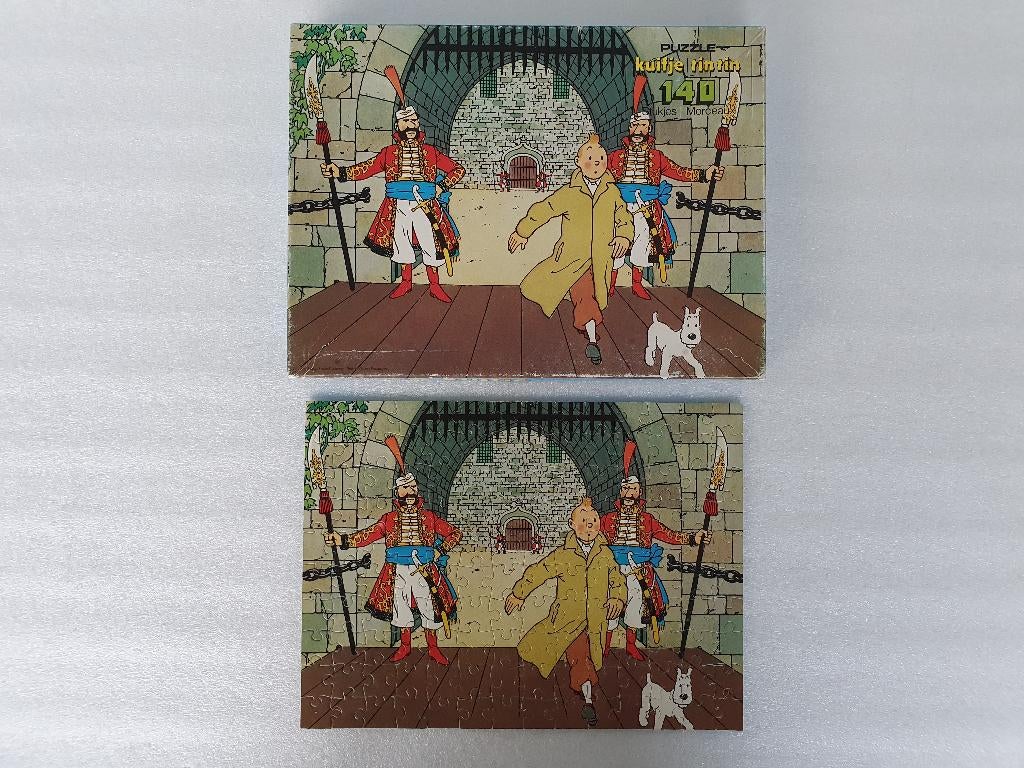 Puzzel Kuifje Tintin 140 (Wild Horse), Ophalen of Verzenden, Kuifje, Gebruikt, Overige typen