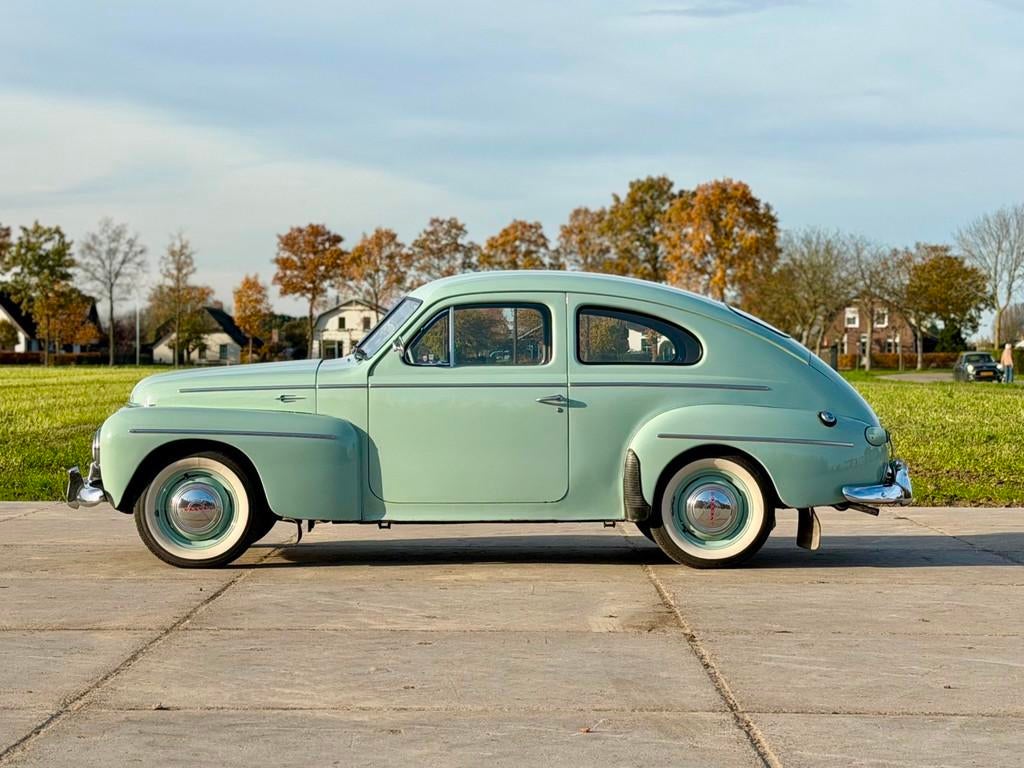 Volvo PV 444 Charmante pistache klassieker met whitewalls, Gebruikt, 4 stoelen, Bedrijf, Handgeschakeld