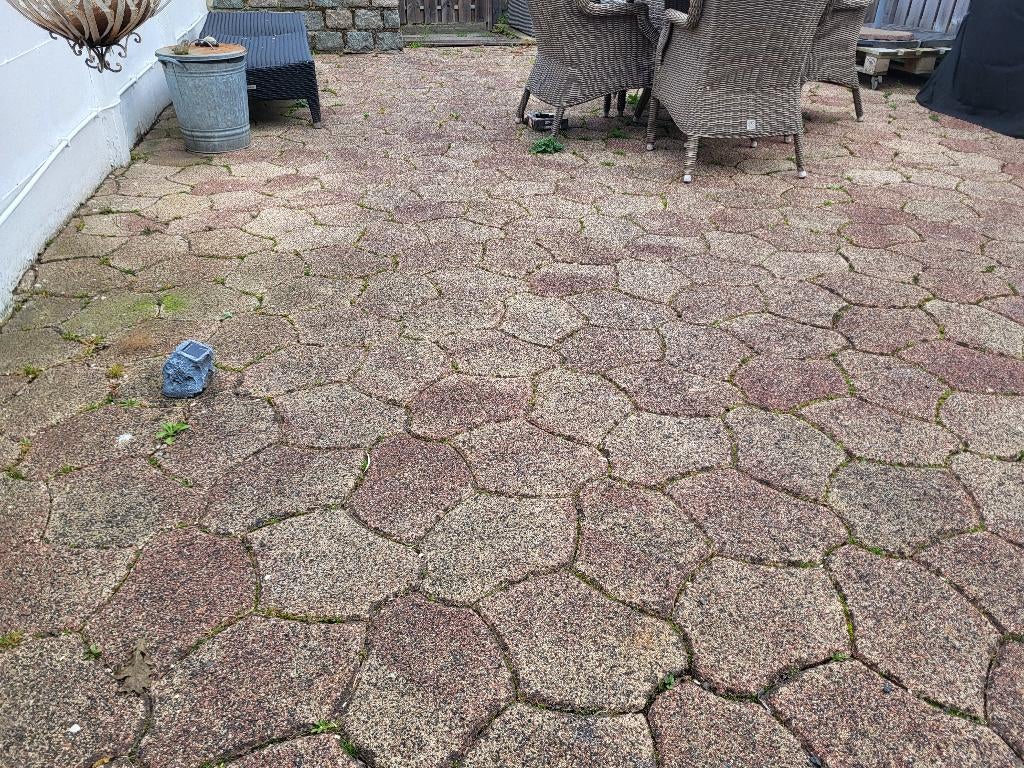 Tuintegels, Ophalen, Gebruikt, 10 m² of meer, Beton