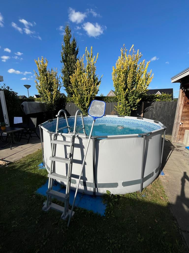 Bestway Steel Pro MAX zwembad 3.66 M, Gebruikt, Rond, 300 cm of meer, Ophalen