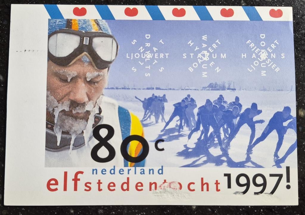 KAARTEN ELFSTEDENTOCHT 1997, Postzegels en Munten, Verzenden, Overige typen