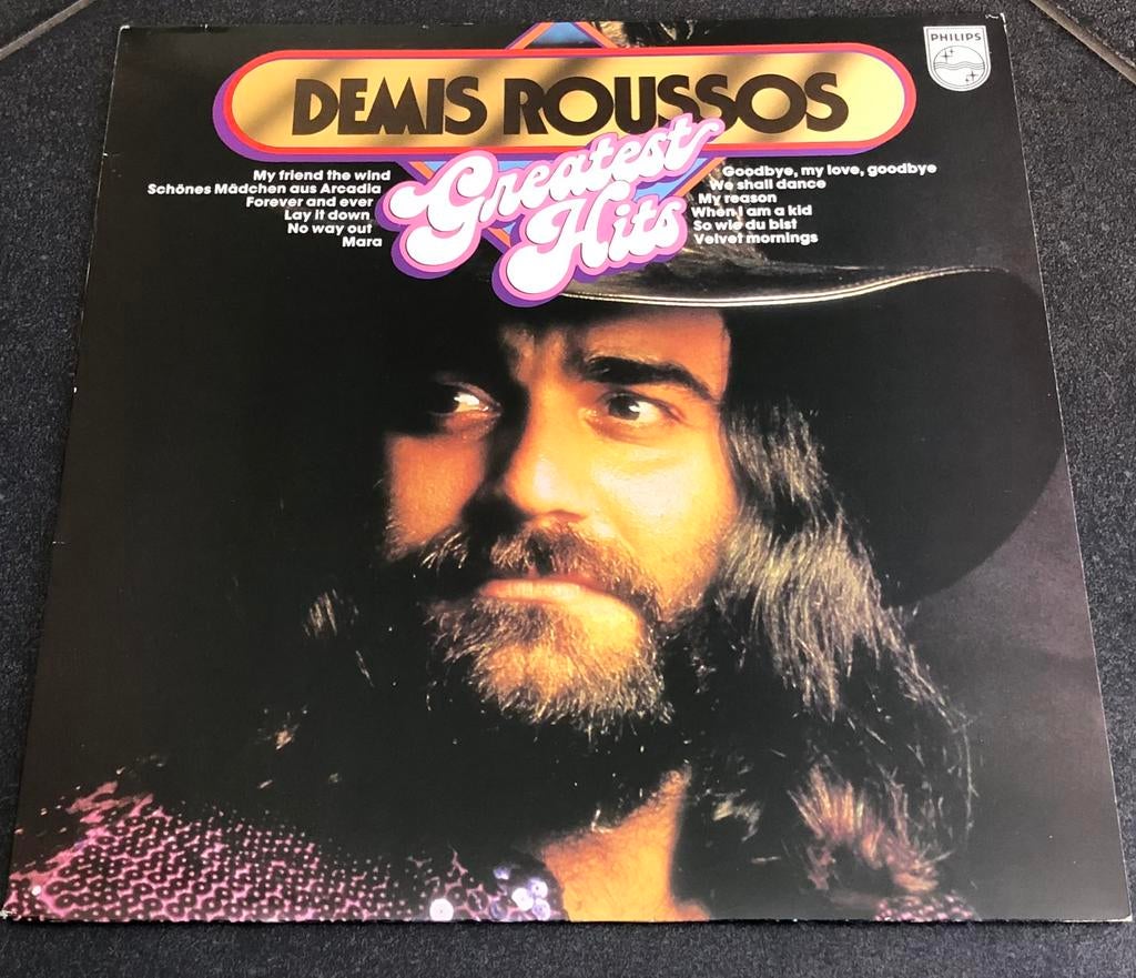 Vinyl LP van Demis Roussos Greatest Hits, Cd's en Dvd's, Vinyl | Pop, Ophalen of Verzenden, Zo goed als nieuw, Overige formaten