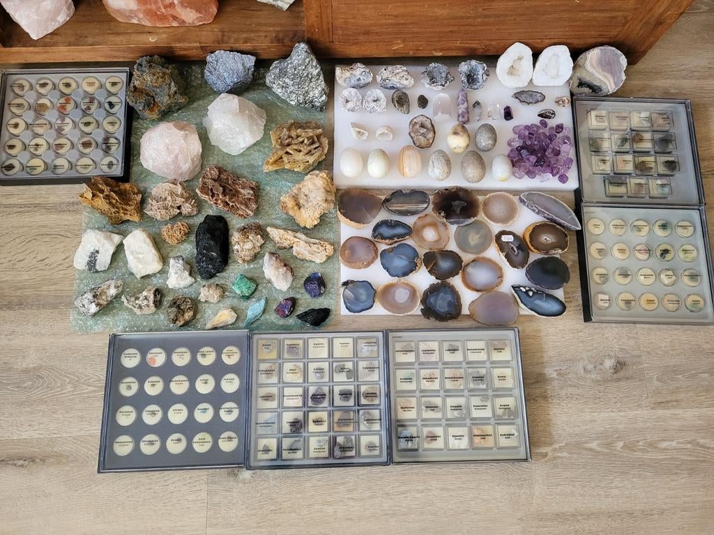 Partij mineralen edelstenen, Ophalen