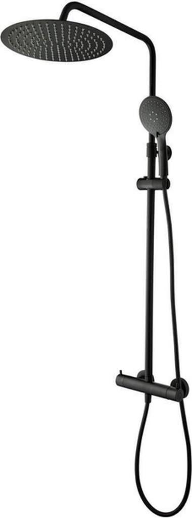 Tiger Twiss regendouche Ø30 cm – mat zwart – NIEUW!, Ophalen of Verzenden, Nieuw, Rvs, Douche