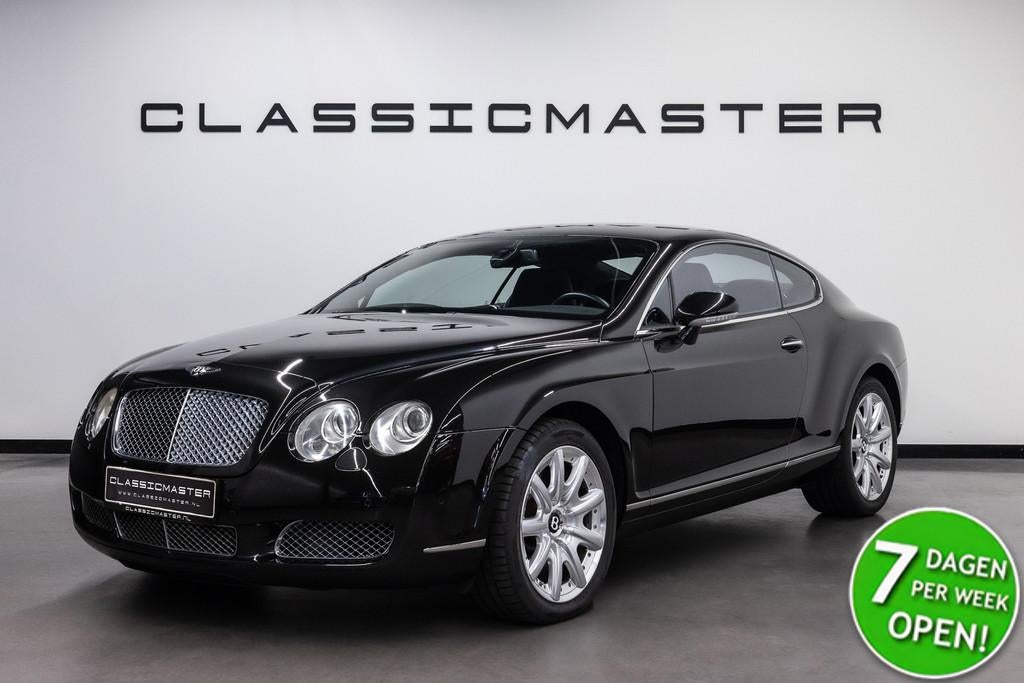 Bentley Continental GT 6.0 W12 Btw auto, Fiscale waarde €, Automaat, Gebruikt, Zwart, 12 cilinders