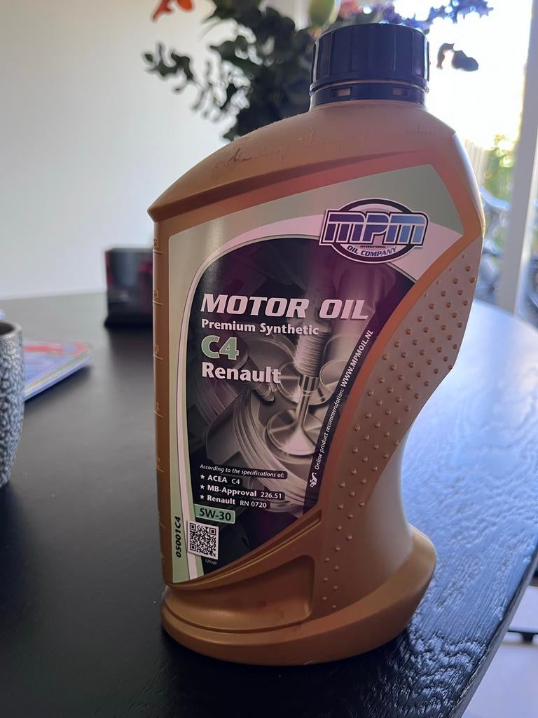 MPM Motorolie Premium Synthetic C4 Renault 5W-30, Ophalen, Nieuw, Renault