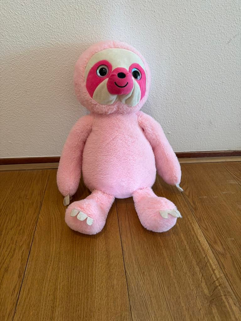 Nieuwe roze luiaard knuffel, Ophalen, Overige typen, Nieuw, Middelgroot (20 tot 80 cm)