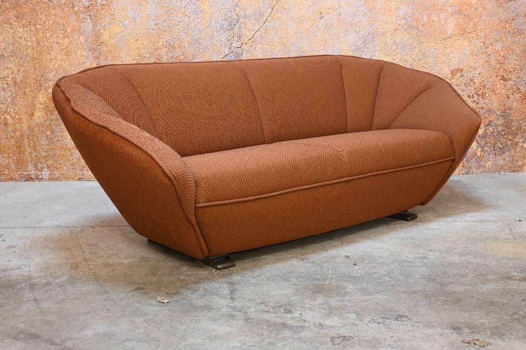 AlsNIEUW fraaie stoffen Leolux Pode Colla design bank, Leolux Pode, Leolux Pode, Driepersoons, 75 tot 100 cm