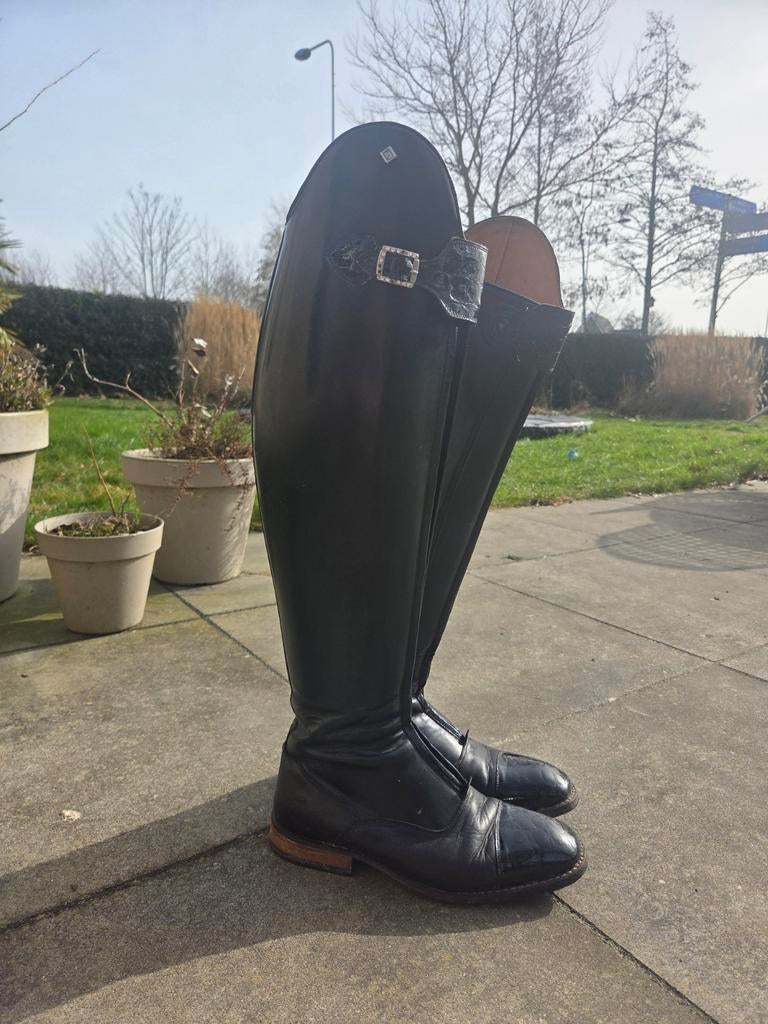 De Niro Polo rijlaarzen zwart maat 40, Dieren en Toebehoren, Ophalen, Zo goed als nieuw, Dressuur, Schoeisel