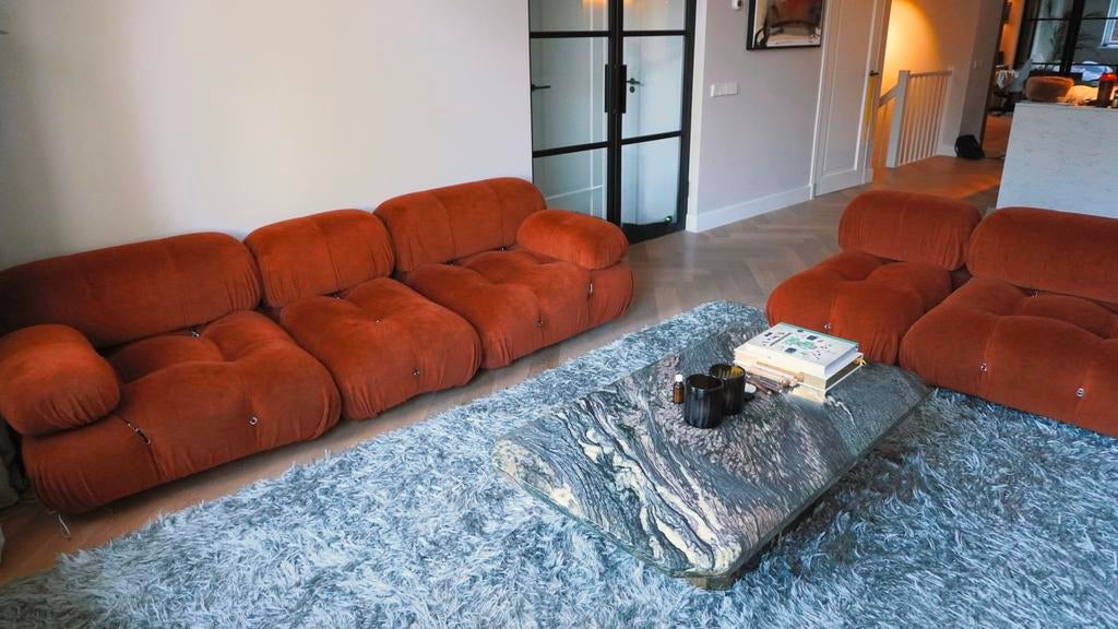 Mario Bellini Camaleonda 2-zits + 3-zits designer sofa, Ophalen, Zo goed als nieuw, Stof