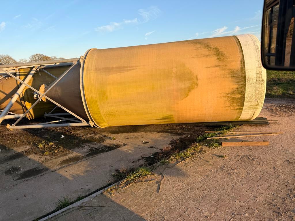 Voersilo 30 ton, Ophalen, Veehouderij, Voertechniek