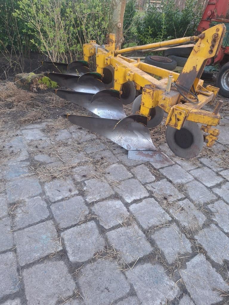 Ploeg veegmachine, Ophalen, Grondbewerking