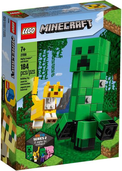Lego Minecraft set 21156 BigFig Creeper en Ocelot, Minecraft, Lego, Nieuw, Ophalen of Verzenden