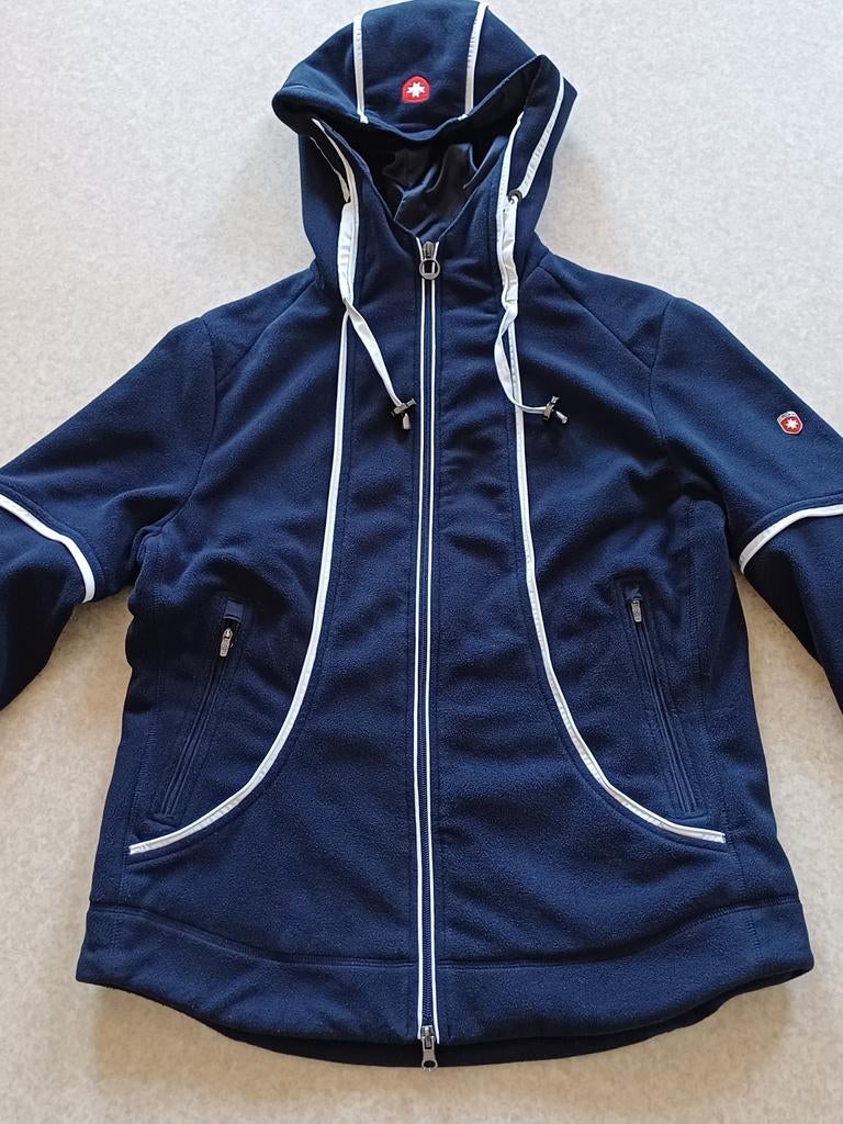 Wellensteyn fleecejack donkerblauw., Wellensteyn, Ophalen of Verzenden, Gedragen, Blauw