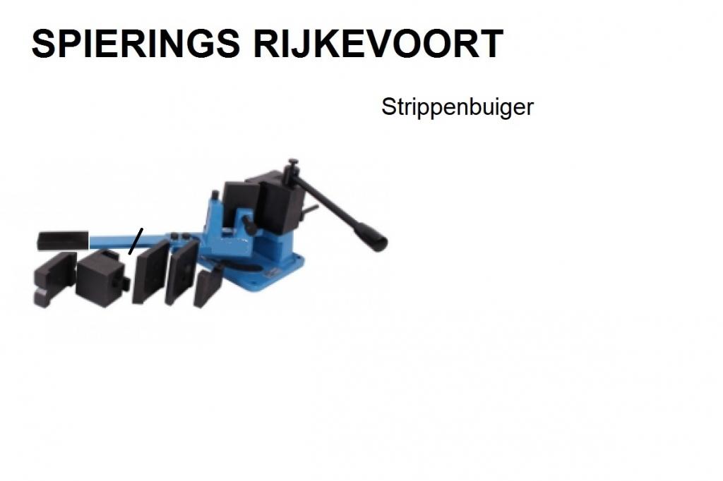 strippenbuiger buigblok Spierings buig 100mm, Niet ingevuld, Niet ingevuld, Nieuw, Ophalen of Verzenden