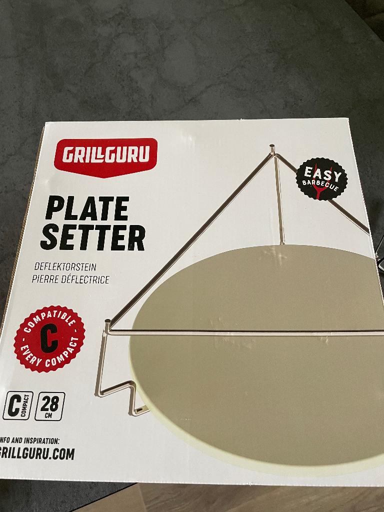 Grill guru plate setter compact, Ophalen, Nieuw, Gril Guru
