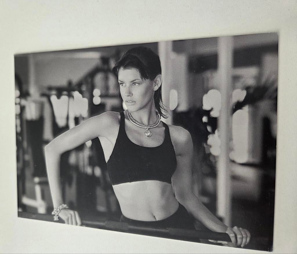 Zwart wit afbeelding knappe vrouw, Verzenden, 1980 tot heden, Ongelopen, Overige thema's