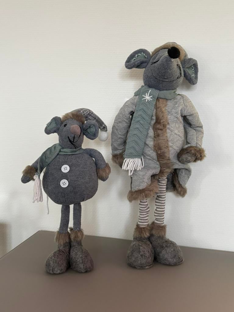 Decoratie muizen, Ophalen of Verzenden, Zo goed als nieuw, Stoffen beer, Overige merken