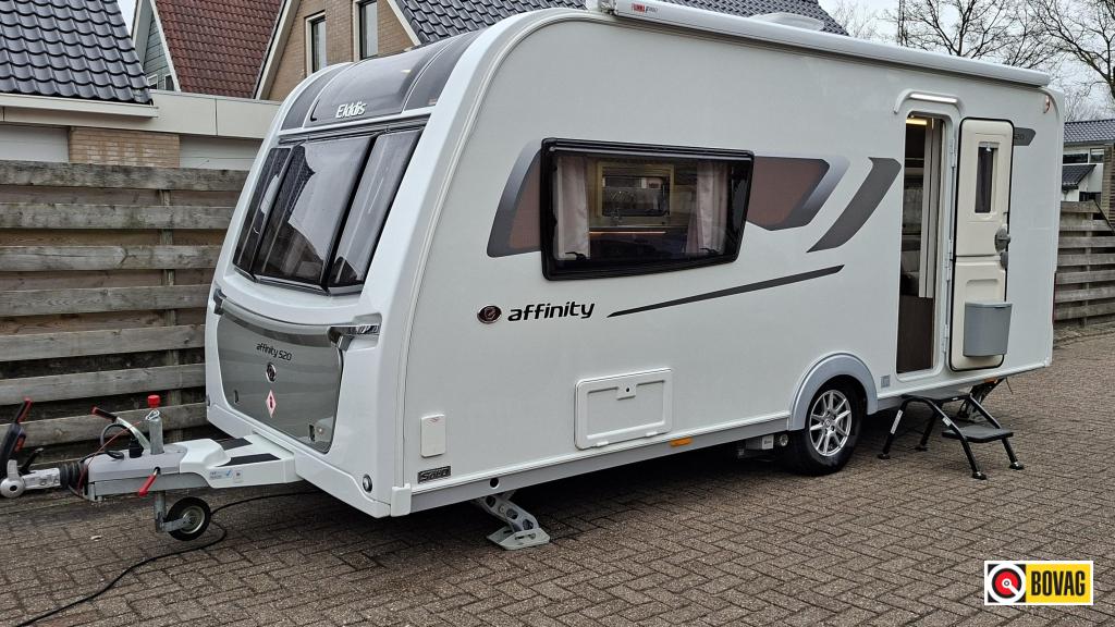Elddis Affinity 520 Mover, E&P, Cass. Luifel,, Caravans en Kamperen, Caravans, Standaardzit, Elddis, Tot en met 2, Bedrijf