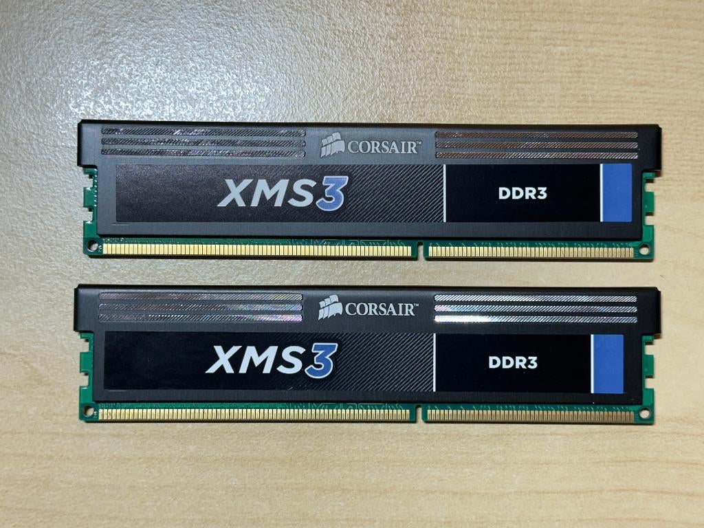 Corsair XMS3 8GB DDR3 geheugenkit (2x4GB), Computers en Software, RAM geheugen, Gebruikt, 8 GB, DDR3, Ophalen of Verzenden
