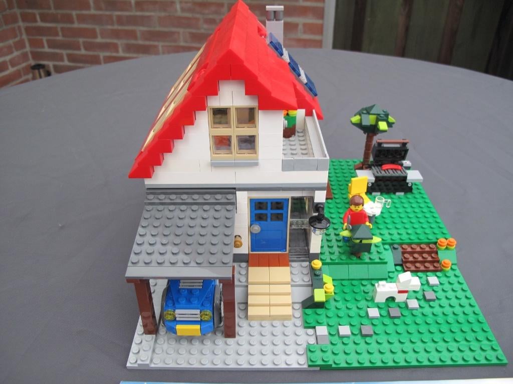 LEGO Creator 5771 Villa met carport, Lego, Ophalen of Verzenden, Compleet, Zo goed als nieuw