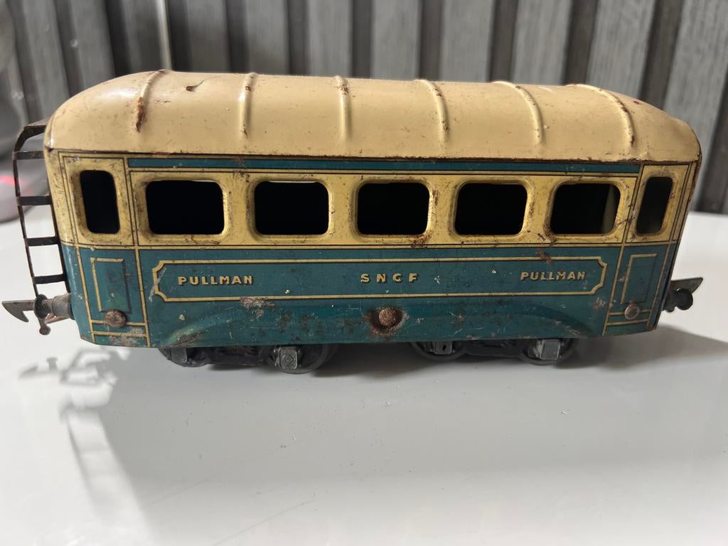 JEP Pullman SNCF wagon - Vintage modeltrein, Hobby en Vrije tijd, Modeltreinen | H0, Overige merken, Gebruikt, Gelijkstroom of Wisselstroom