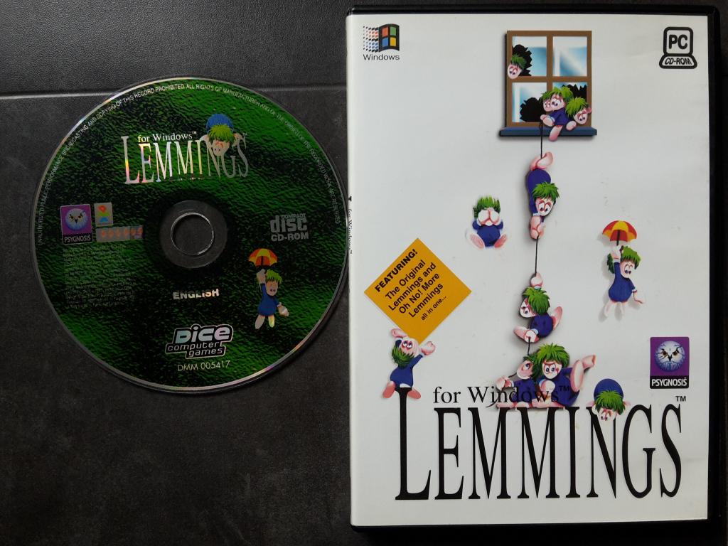 PC Game - Lemmings - Psygnosis Puzzle Adventure game, Avontuur en Actie, 1 speler, Ophalen of Verzenden, Zo goed als nieuw