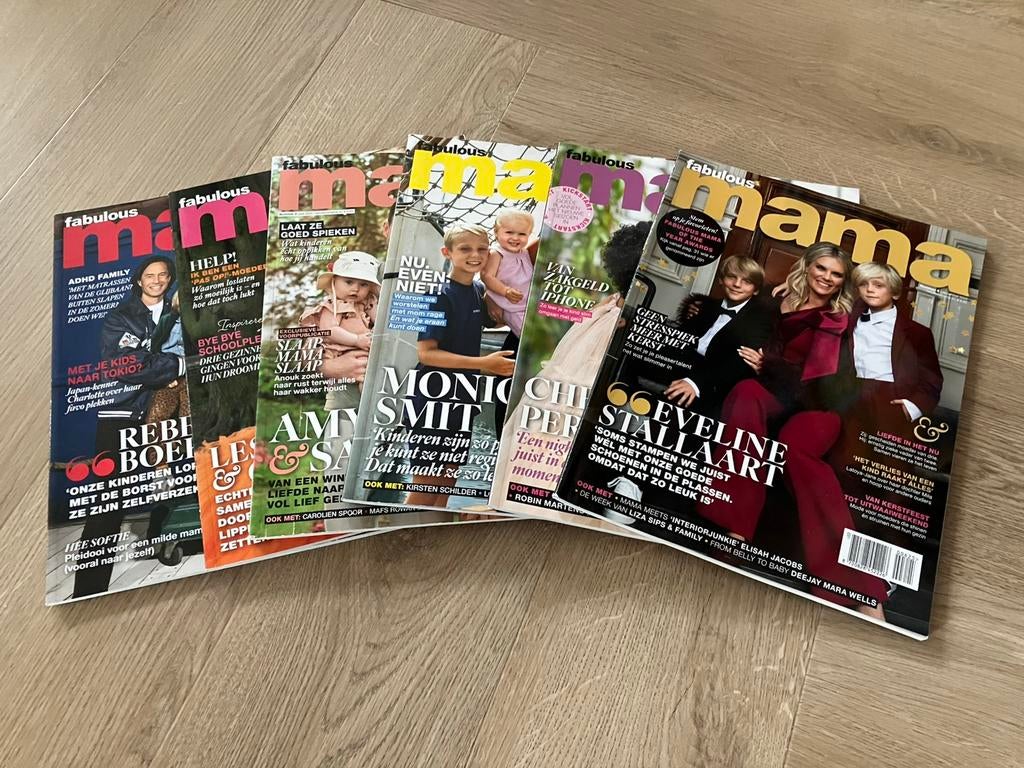 Fabulous mama 2025 - 6 stuks, Ophalen of Verzenden, Zo goed als nieuw, Damesbladen