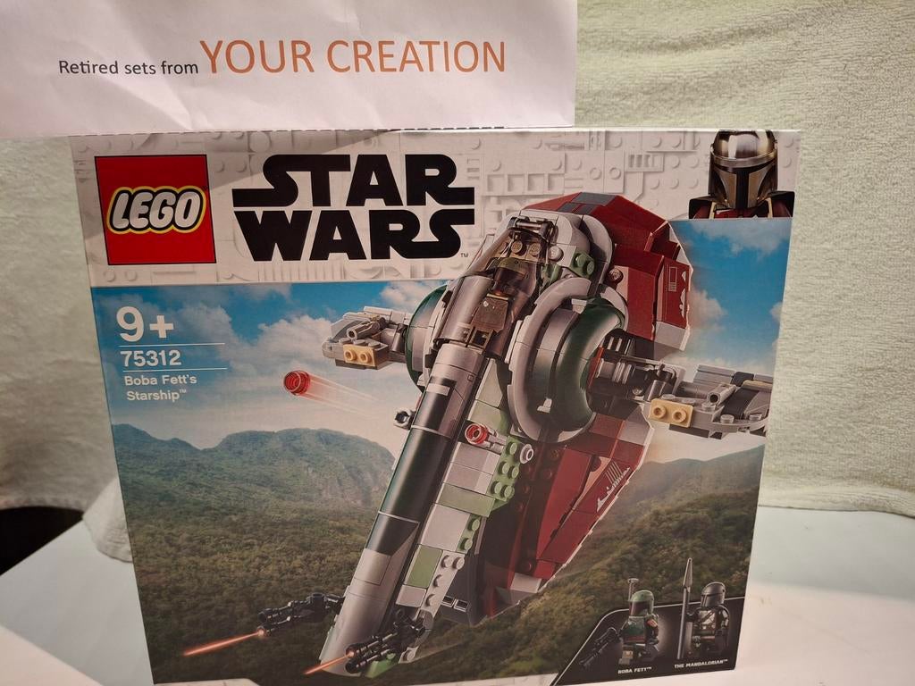 NIEUW LEGO 75312 Star Wars Boba Fett's Starship, Ophalen of Verzenden, Nieuw, Lego