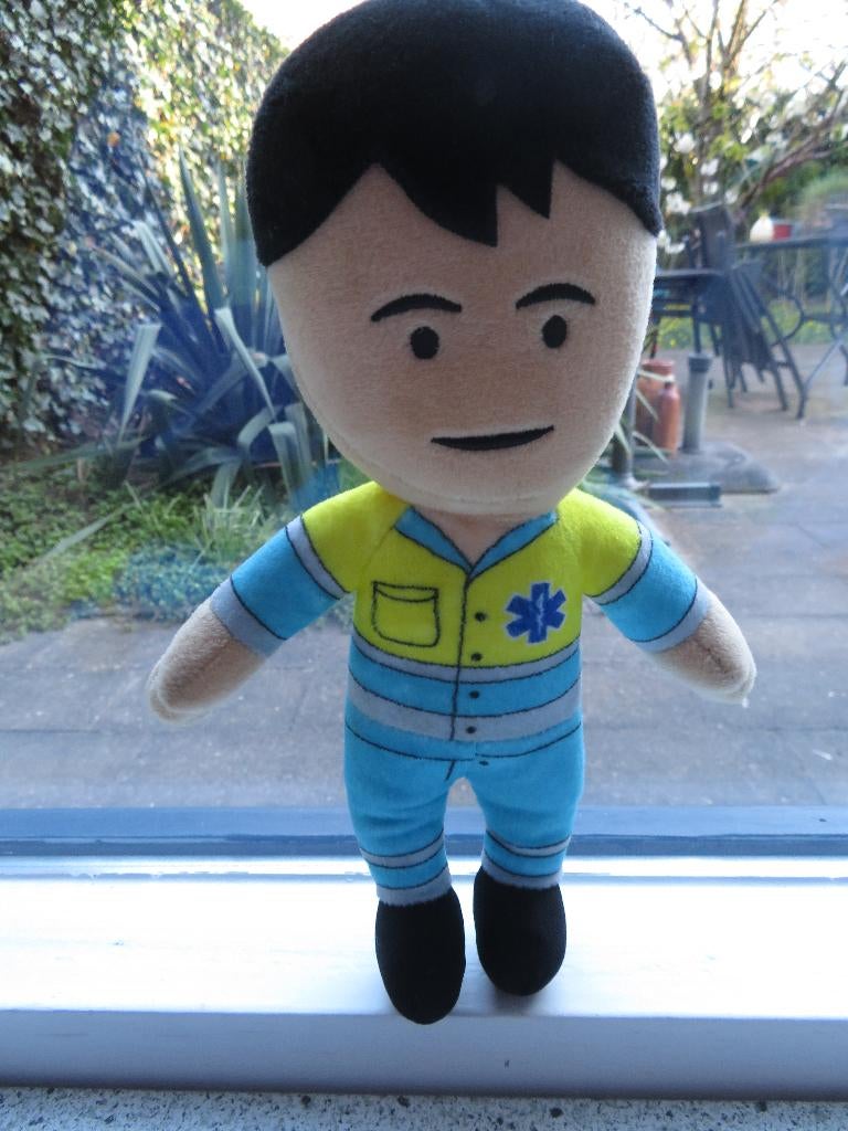 Zachte Pop RAV Team Ambulance Bram Brammetje, Kinderen en Baby's, Speelgoed | Knuffels en Pluche, Zo goed als nieuw, Overige typen