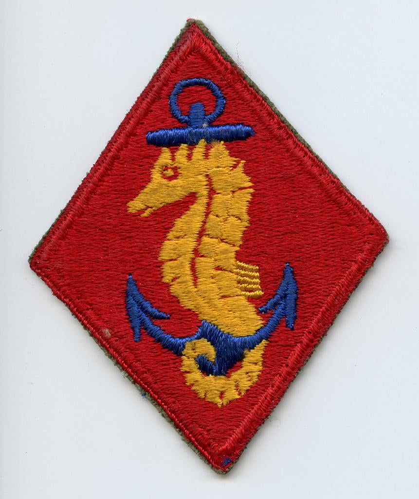 WO2 US USMC Ship's Detachment "Sea Marines" Patch, Verzamelen, Militaria | Tweede Wereldoorlog, Ophalen of Verzenden, Landmacht