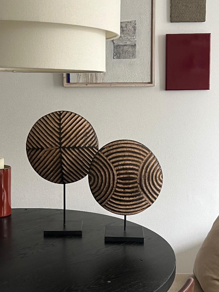 Afrikaans houten schild set, Ophalen of Verzenden, Nieuw