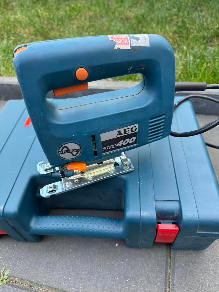 AEG STPE 400 Decoupeerzaag - Gebruikt, Ophalen, Gebruikt, Decoupeerzaag, 30 tot 70 mm