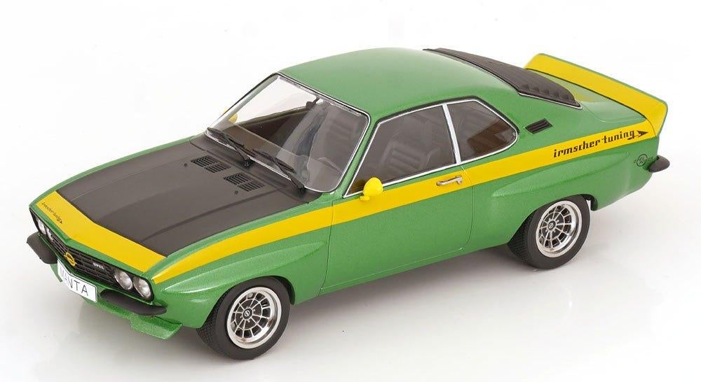 Opel Manta A Irmscher, Groen, 1/18, MCG, Hobby en Vrije tijd, Modelauto's | 1:18, Nieuw, Auto, Overige merken, Ophalen of Verzenden