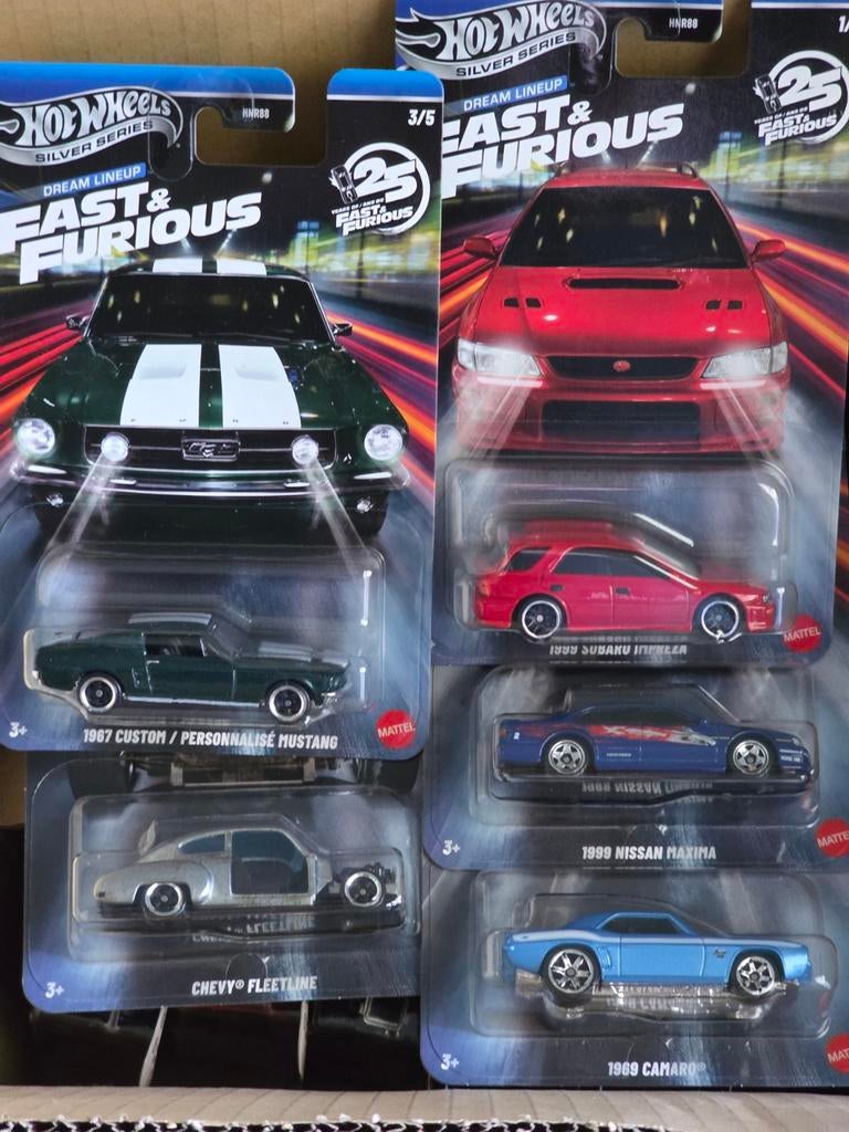 Hot Wheels Fast & Furious Silver Series set, Verzamelen, Speelgoed, Ophalen of Verzenden