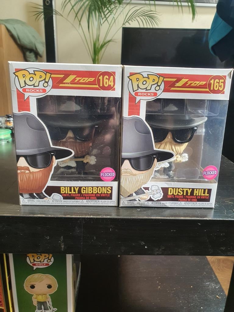 Funko Pop! Rocks ZZ Top Billy Gibbons & Dusty Hill, Ophalen of Verzenden, Zo goed als nieuw