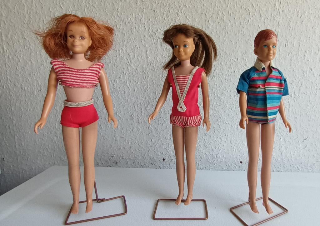 Skipper, Scooter en Ricky te koop, Verzamelen, Poppen, Ophalen, Gebruikt, Pop