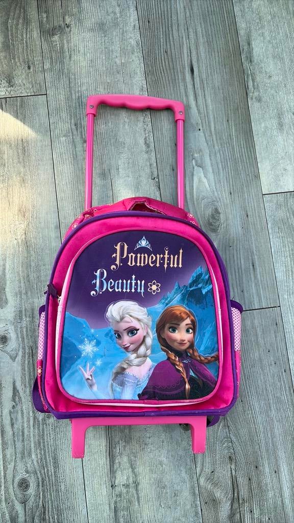 Frozen reis koffertje met wieltjes. € 3,-, Ophalen, Minder dan 30 cm, Blauw, Zo goed als nieuw