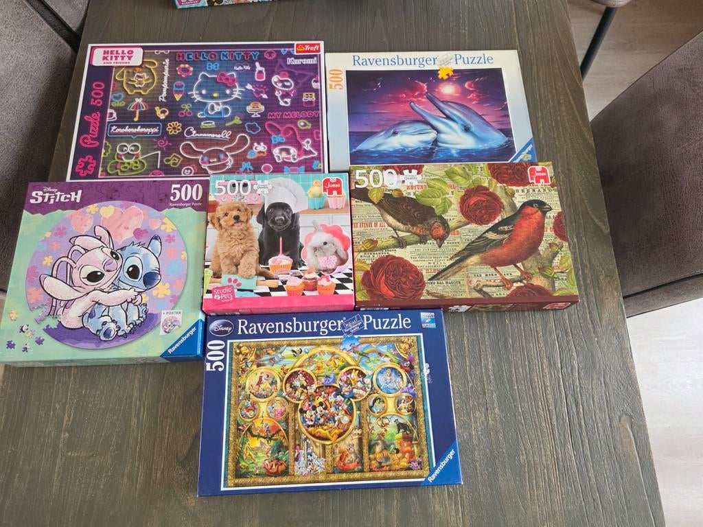 Heel veel puzzles 13 stuks, Ophalen of Verzenden, 500 t/m 1500 stukjes