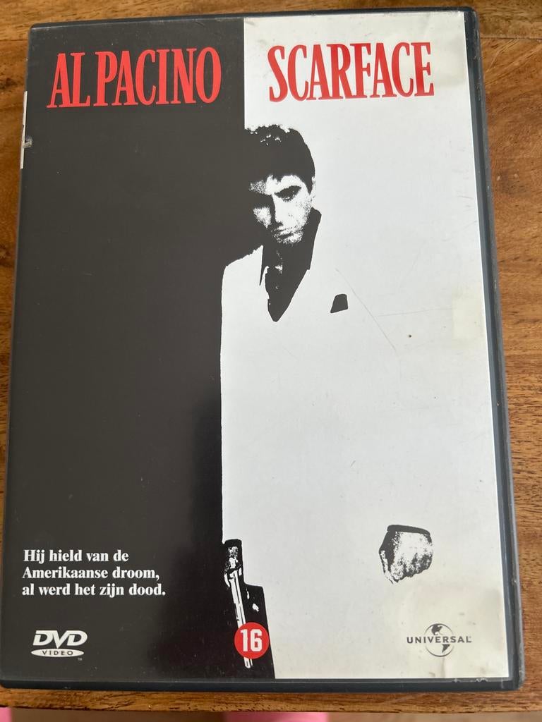 Scarface DVD Al Pacino, Vanaf 16 jaar, Ophalen of Verzenden, Gebruikt, Maffia en Misdaad
