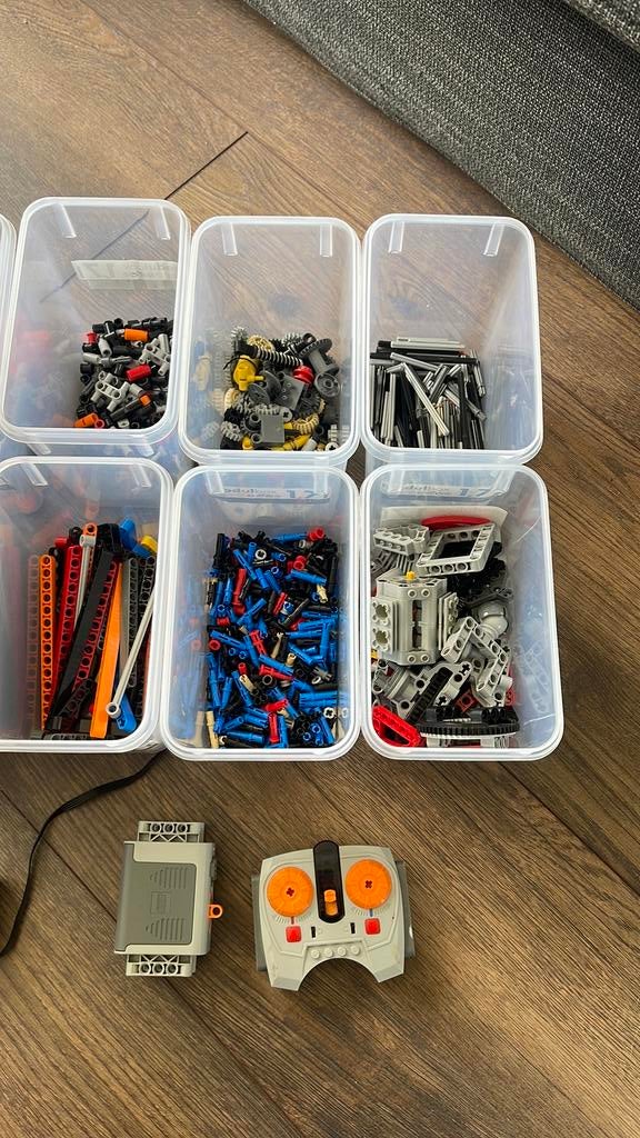 Lego technic in bakken | losse stenen., Ophalen, Zo goed als nieuw