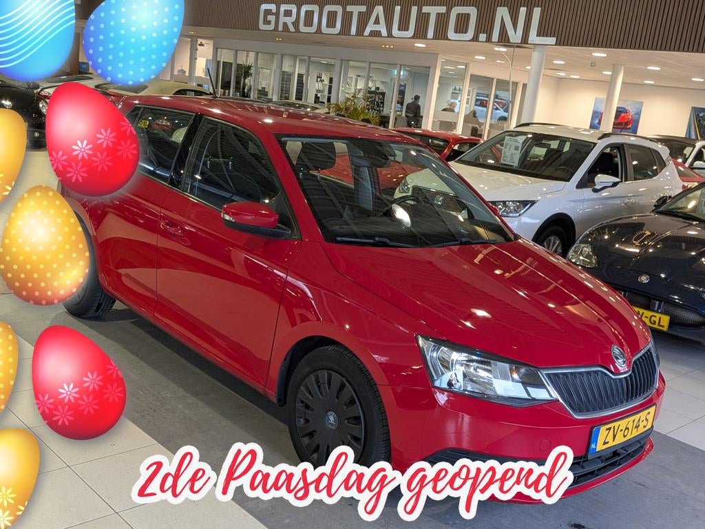 Skoda Fabia 1.0 Active Airco, Stuurbekrachtiging (bj 2017), Stof, Euro 6, Traction-control, Bedrijf