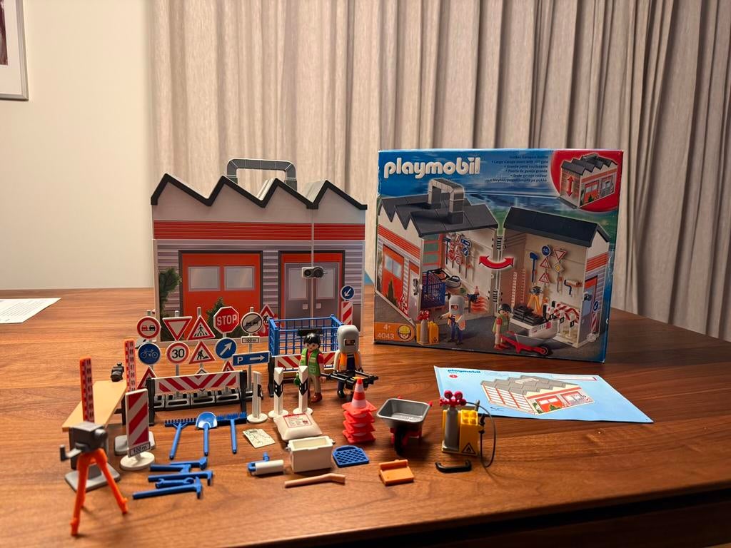 Playmobil Garage wegen en verkeer 4043, Ophalen of Verzenden, Nieuw, Complete set