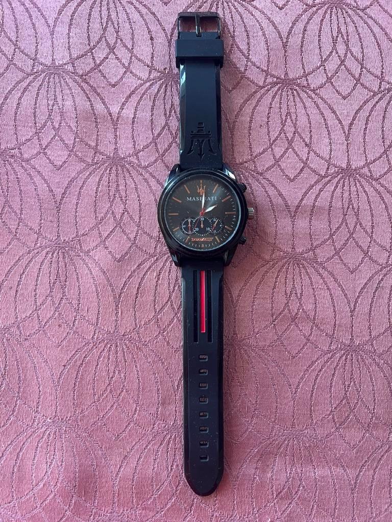 Maserati polshorloge, Sieraden, Tassen en Uiterlijk, Horloges | Heren, Ophalen of Verzenden, Zo goed als nieuw, Staal, Overige merken