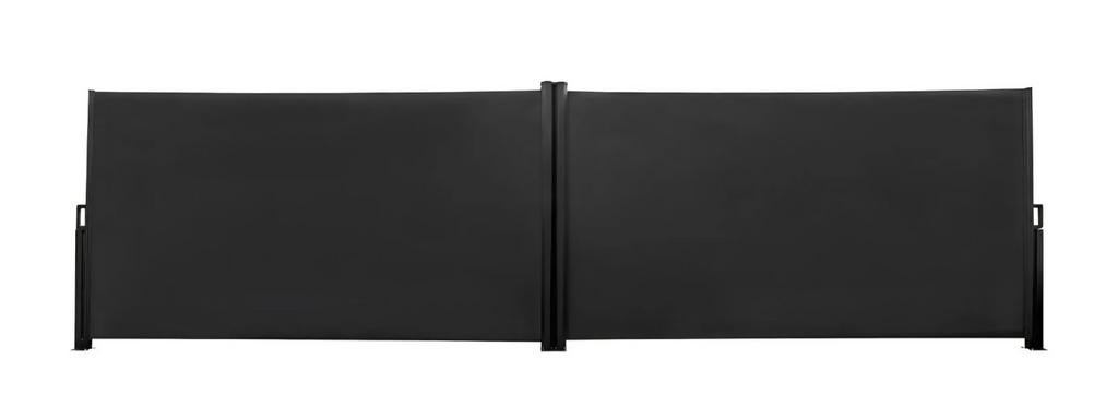 Dubbel Windscherm 600 cm X 160 cm, Tuin en Terras, Tuinschermen, Ophalen, Aluminium, Zo goed als nieuw, 200 cm of meer