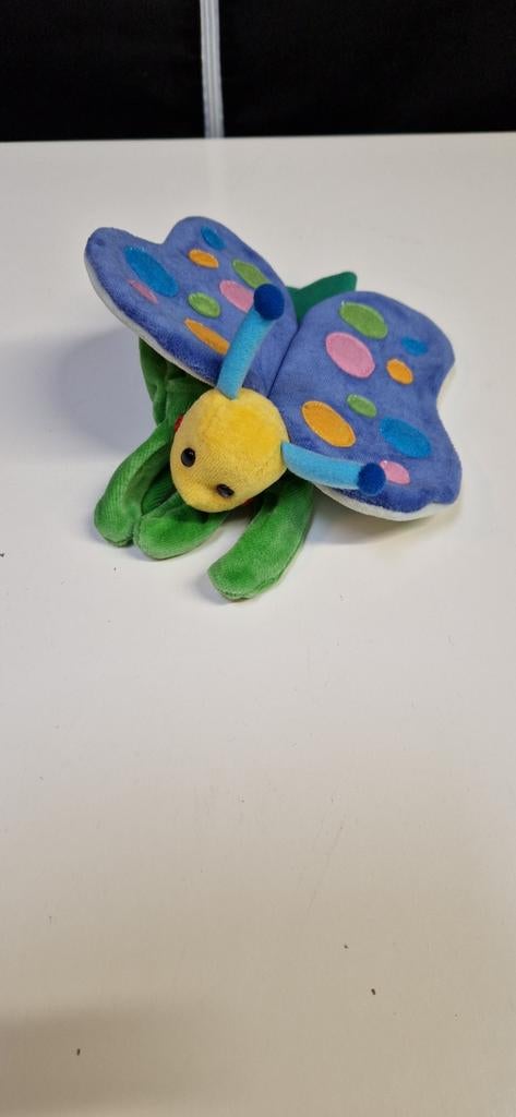 Beleduc handpop vlinder - Zo goed als nieuw, Ophalen of Verzenden, Zo goed als nieuw, Jongen of Meisje